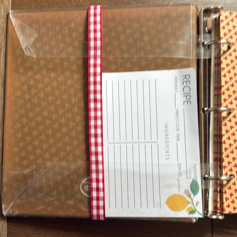 Disney Recipe Book with Red Ribbon - Picture 2 of 8